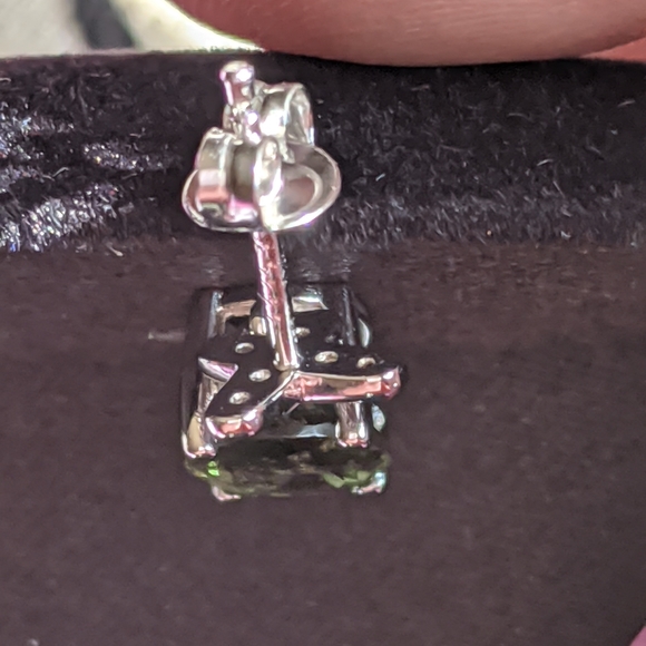 Moldavite Earrings - Picture 5 of 7